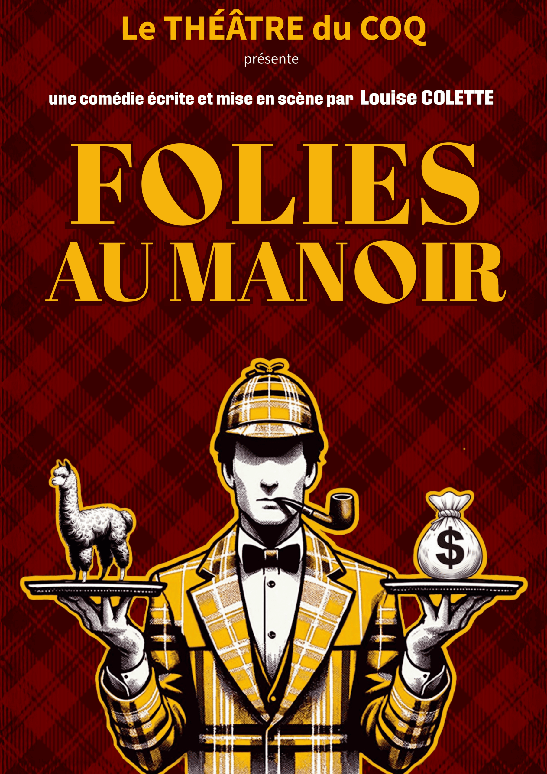 AFFICHE FOLIES AU MANOIR